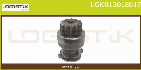 LGK LGK012018617 - Zobrats, Starteris www.autospares.lv