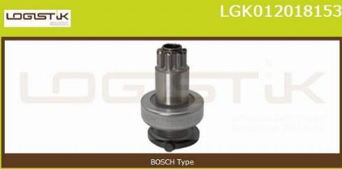 LGK LGK012018153 - Zobrats, Starteris autospares.lv