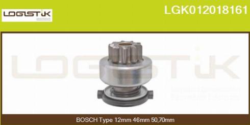 LGK LGK012018161 - Zobrats, Starteris www.autospares.lv