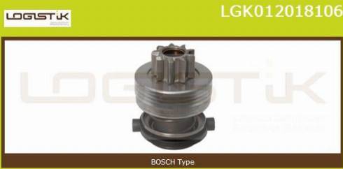 LGK LGK012018106 - Zobrats, Starteris autospares.lv