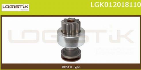 LGK LGK012018110 - Zobrats, Starteris autospares.lv