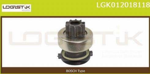 LGK LGK012018118 - Zobrats, Starteris autospares.lv