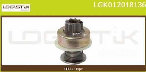 LGK LGK012018136 - Zobrats, Starteris autospares.lv