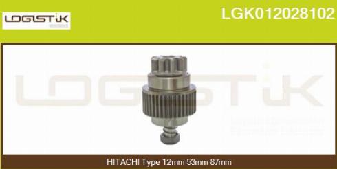 LGK LGK012028102 - Zobrats, Starteris autospares.lv