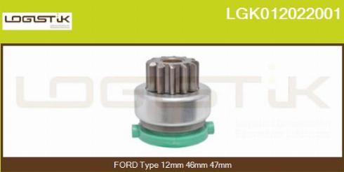 LGK LGK012022001 - Zobrats, Starteris autospares.lv