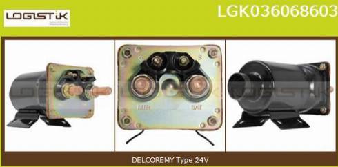 LGK LGK036068603 - Ievilcējrelejs, Starteris autospares.lv