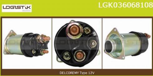 LGK LGK036068108 - Ievilcējrelejs, Starteris autospares.lv