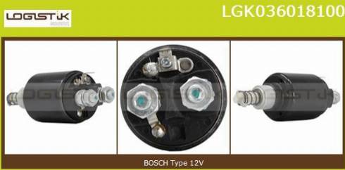 LGK LGK036018100 - Solenoid Switch, starter www.autospares.lv