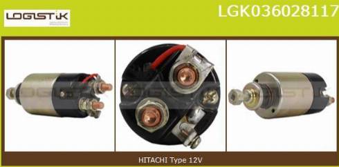 LGK LGK036028117 - Solenoid Switch, starter www.autospares.lv