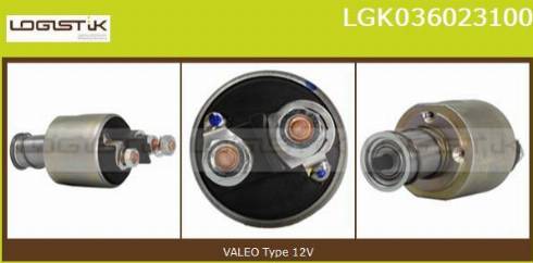 LGK LGK036023100 - Solenoid Switch, starter www.autospares.lv