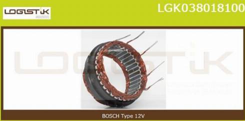 LGK LGK038018100 - Stators, Ģenerators www.autospares.lv