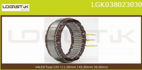 LGK LGK038023030 - Stators, Ģenerators autospares.lv