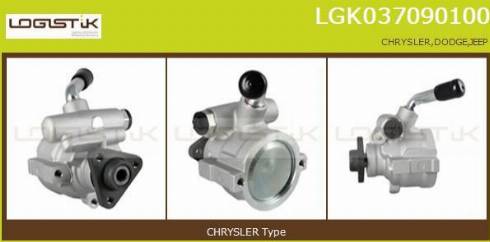 LGK LGK037090100 - Hidrosūknis, Stūres iekārta www.autospares.lv