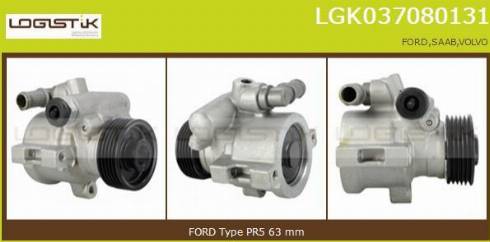 LGK LGK037080131 - Hidrosūknis, Stūres iekārta www.autospares.lv