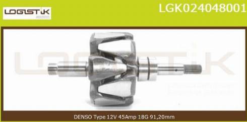 LGK LGK024048001 - Rotors, Ģenerators autospares.lv