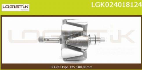 LGK LGK024018124 - Ротор, генератор www.autospares.lv