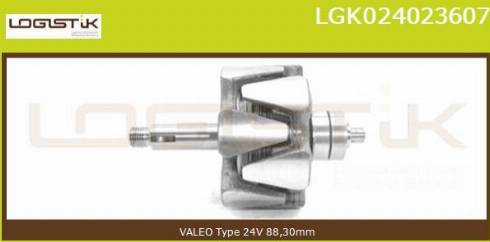 LGK LGK024023607 - Rotors, Ģenerators www.autospares.lv