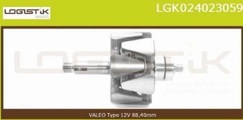 LGK LGK024023059 - Ротор, генератор www.autospares.lv