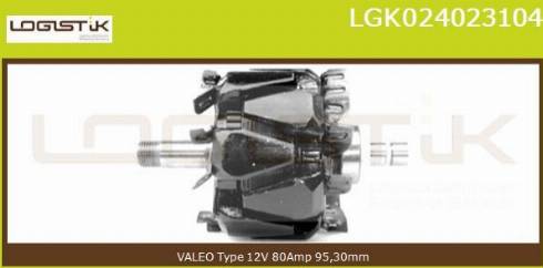 LGK LGK024023104 - Ротор, генератор www.autospares.lv