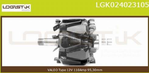 LGK LGK024023105 - Ротор, генератор www.autospares.lv