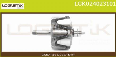 LGK LGK024023101 - Rotors, Ģenerators autospares.lv