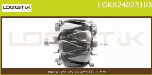 LGK LGK024023103 - Rotors, Ģenerators autospares.lv