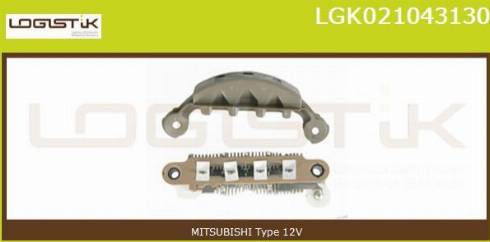 LGK LGK021043130 - Taisngriezis, Ģenerators www.autospares.lv