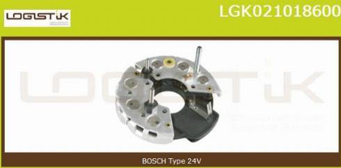 LGK LGK021018600 - Выпрямитель, диодный мост, генератор www.autospares.lv