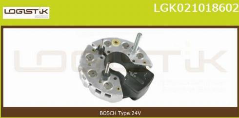 LGK LGK021018602 - Выпрямитель, диодный мост, генератор www.autospares.lv