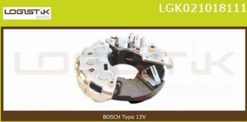 LGK LGK021018111 - Rectifier, alternator www.autospares.lv