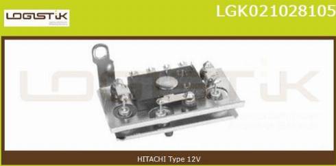 LGK LGK021028105 - Выпрямитель, диодный мост, генератор www.autospares.lv