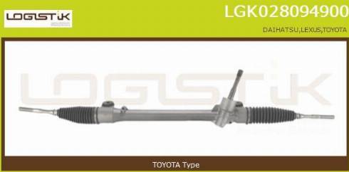 LGK LGK028094900 - Stūres mehānisms autospares.lv