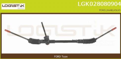 LGK LGK028080904 - Рулевой механизм, рейка www.autospares.lv