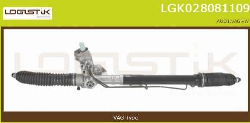 LGK LGK028081109 - Рулевой механизм, рейка www.autospares.lv