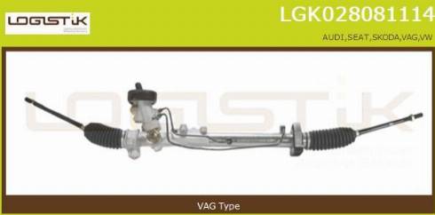 LGK LGK028081114 - Stūres mehānisms autospares.lv