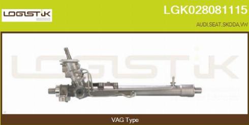 LGK LGK028081115 - Stūres mehānisms autospares.lv