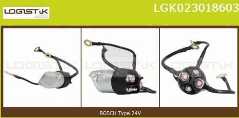 LGK LGK023018603 - Реле, стартер www.autospares.lv