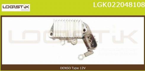 LGK LGK022048108 - Ģeneratora sprieguma regulators www.autospares.lv