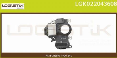 LGK LGK022043608 - Ģeneratora sprieguma regulators autospares.lv