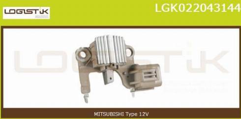 LGK LGK022043144 - Ģeneratora sprieguma regulators autospares.lv