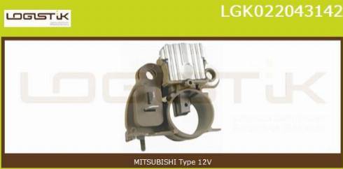 LGK LGK022043142 - Регулятор напряжения, генератор www.autospares.lv