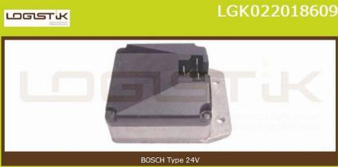 LGK LGK022018609 - Ģeneratora sprieguma regulators autospares.lv