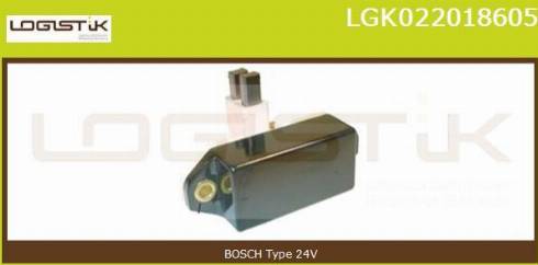 LGK LGK022018605 - Ģeneratora sprieguma regulators autospares.lv