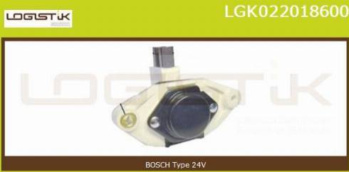 LGK LGK022018600 - Регулятор напряжения, генератор www.autospares.lv