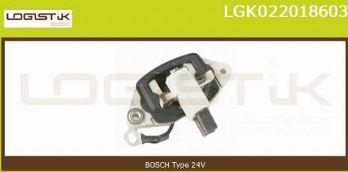 LGK LGK022018603 - Регулятор напряжения, генератор www.autospares.lv