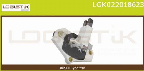 LGK LGK022018623 - Ģeneratora sprieguma regulators autospares.lv