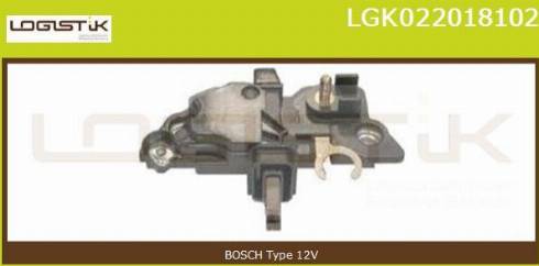 LGK LGK022018102 - Ģeneratora sprieguma regulators autospares.lv