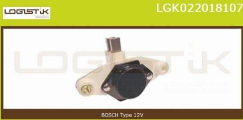 LGK LGK022018107 - Регулятор напряжения, генератор www.autospares.lv