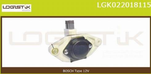 LGK LGK022018115 - Ģeneratora sprieguma regulators autospares.lv