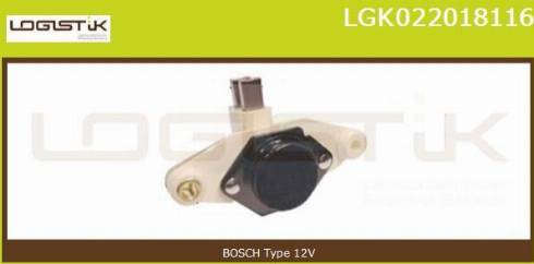 LGK LGK022018116 - Регулятор напряжения, генератор www.autospares.lv